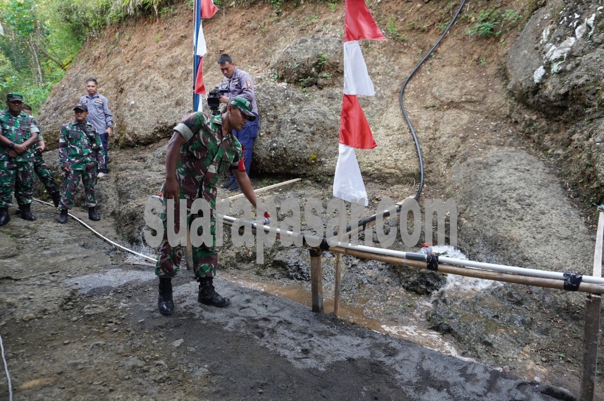 Peresmian Pompa Hidran Program TNI AD Manunggal Air Bersih di Sidomulyo Pengasih