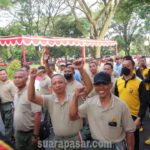 Dandim Beserta Ketua Persit KCK Kodim Kulon Progo Ikuti Olahraga Bersama Sinergitas TNI Polri