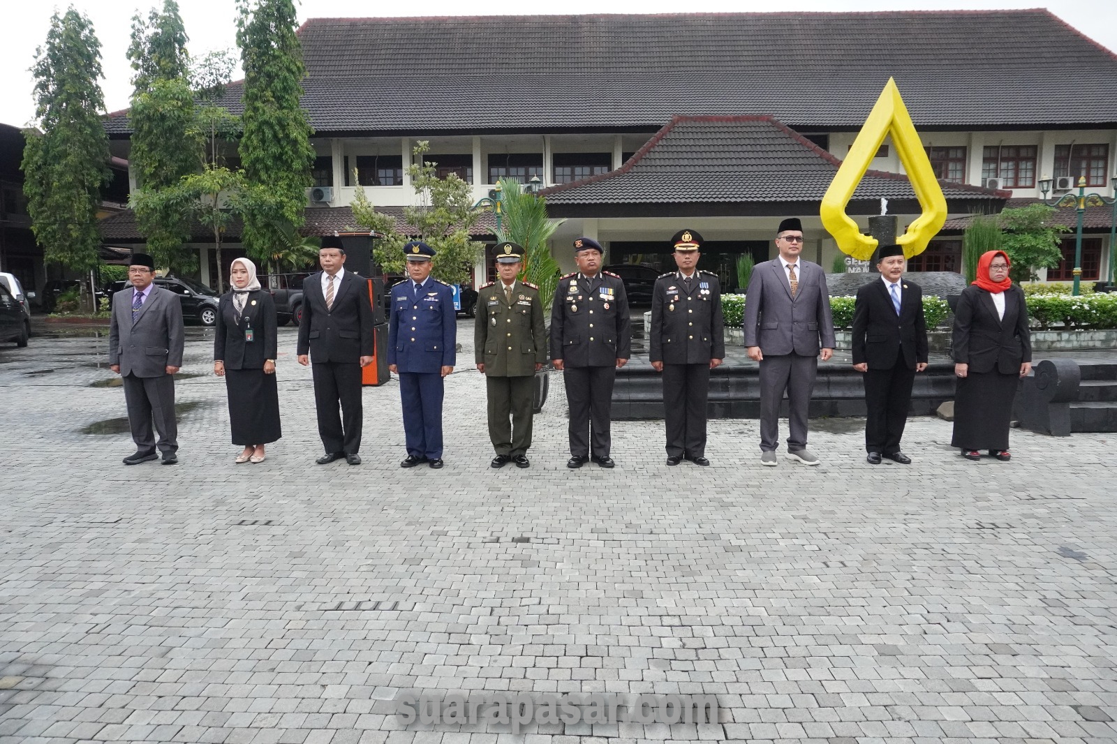 Anggota Kodim 0731/Kulon Progo Ikuti Upacara Peringatan Hari Penegakan Kedaulatan Negara
