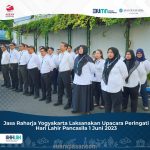 Seluruh Pegawai Jasa Raharja Cabang Yogyakarta Ikuti Upacara Peringatan Hari Lahir Pancasila 