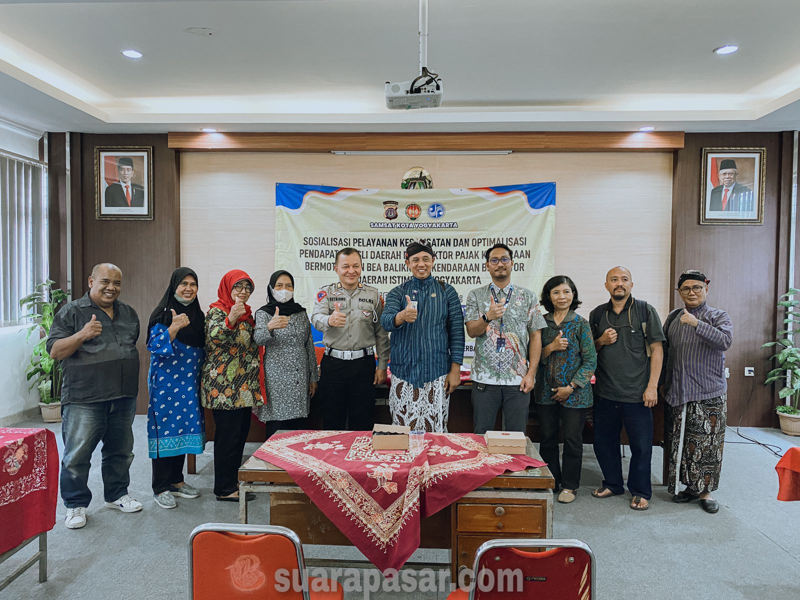 Jasa Raharja Samsat Kota Yogyakarta Melakukan Sosialisasi Pada Masyarakat Dalam Melakukan Identifikasi dan Registrasi Kendaraan Bermotor