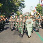 Penyambutan dan Pelepasan Komandan Kodim 0731/Kulon Progo