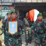 Danrem 072 Pamungkas Hadiri Pemakaman Secara Militer Almarhum Sertu Sunaryo