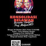 Mahfud MD Bakal Hadiri Konsolidasi Relawan di Yogyakarta, Minggu 29 Oktober