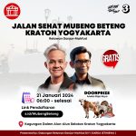 Relawan Ganjar Mahfud bakal menggelar jalan sehat Mubeng Beteng Kraton Yogyakarta
