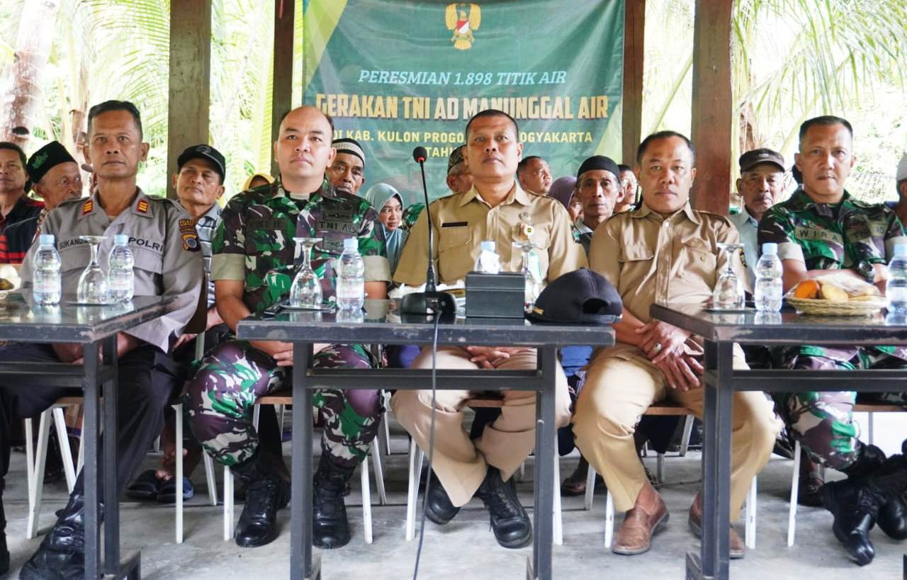 Dandim Kulon Progo Ikuti Vicon Launching TNI AD Manunggal Air