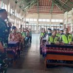 Babinsa Bumirejo Himbau Anggota Linmas Laksanakan Tugas Dengan Baik Pada Pemilu 2024