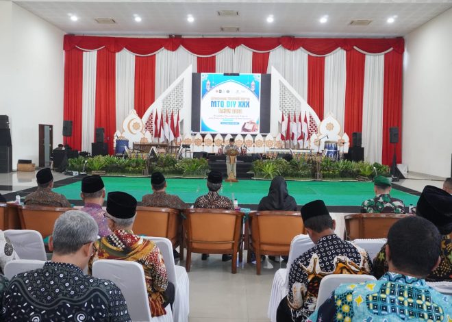 Dandim Kulon Progo Hadiri Pembukaan MTQ DIY Ke-XXX Tahun 2024